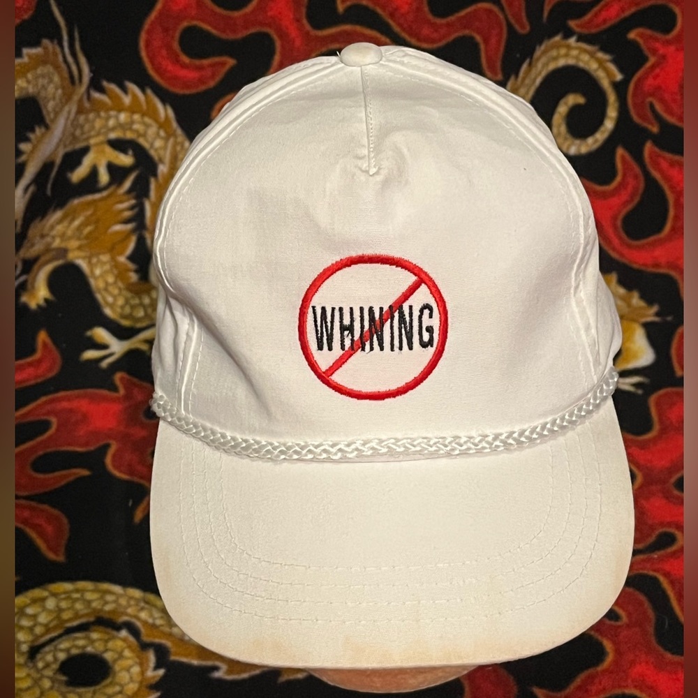 Golf hat “no whining” hat